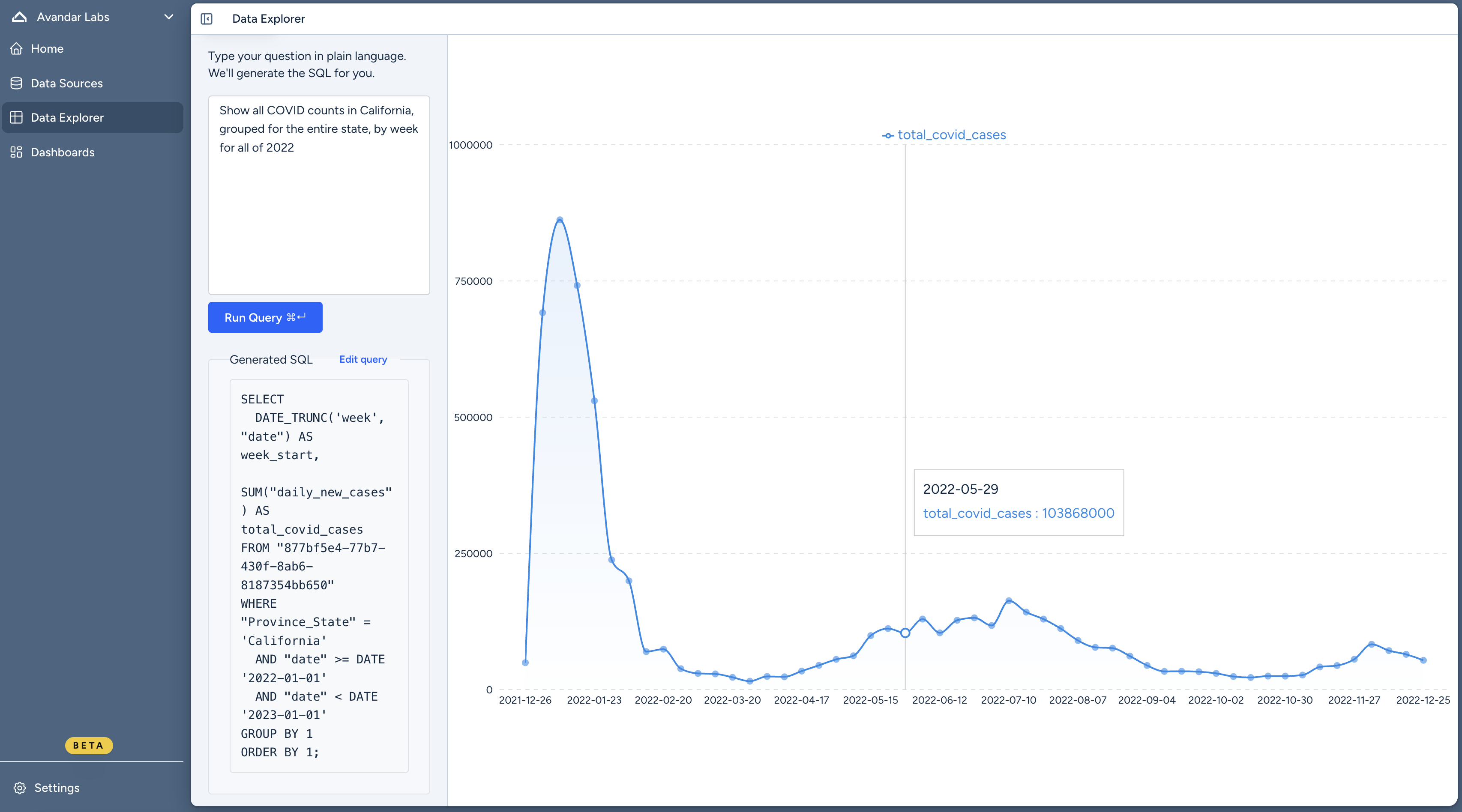 Explore your data (primary preview)